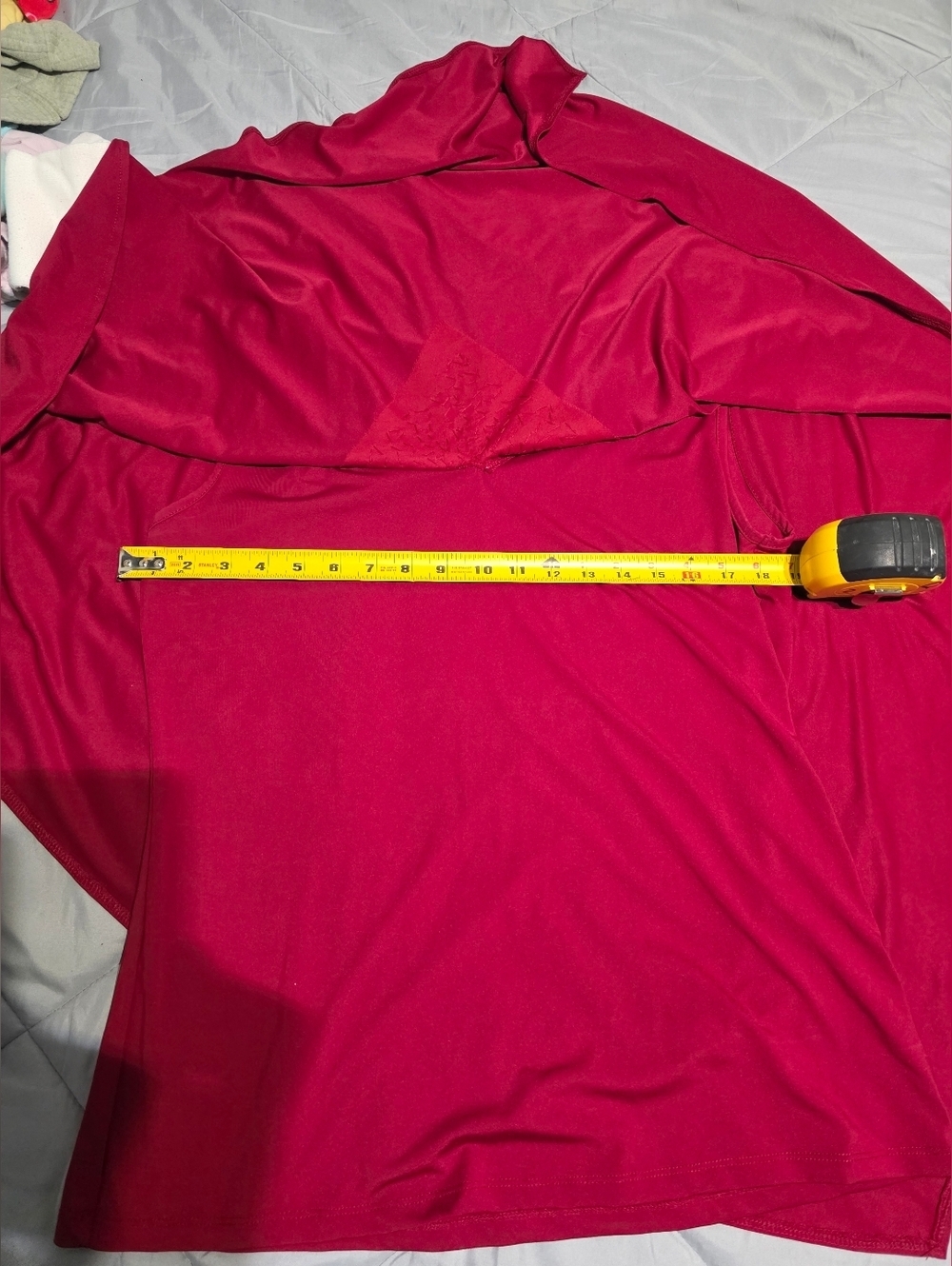 Adrianna Papell Red Embellished Blouse - Picture 9 of 14